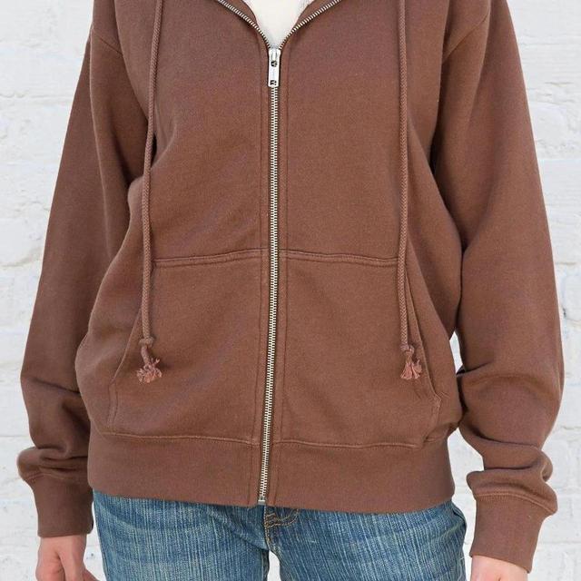 Brandy Melville Women's Hoodie - Brown - M on Productcaster.