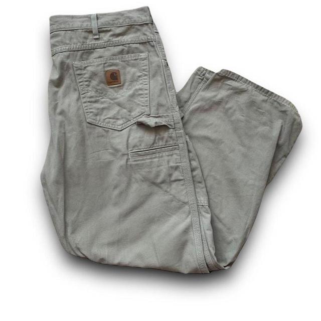 Carhartt Men's Trousers - Cream/Tan - 38" on Productcaster.