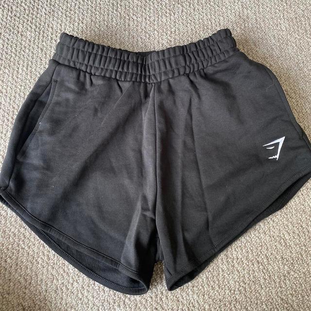 Gymshark Women's Shorts - Black - UK 8 on Productcaster.