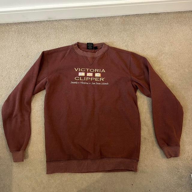 Men's Sweatshirt - Brown - S on Productcaster.