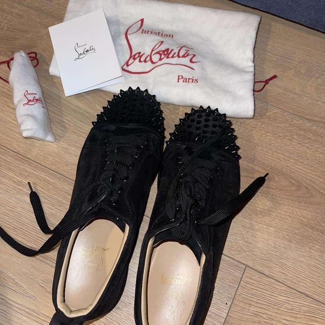 Christian Louboutin Men's Trainers - Black - UK 8 on Productcaster.