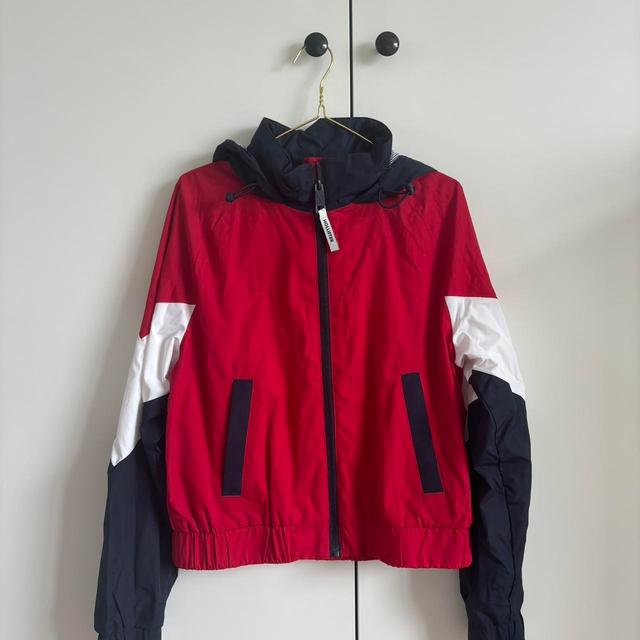 Hollister Co. Men's Jacket - Red/Multi - S on Productcaster.