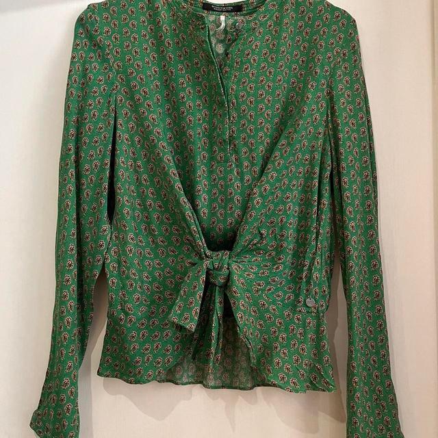 Scotch & Soda Women's Blouse - Green - One size on Productcaster.