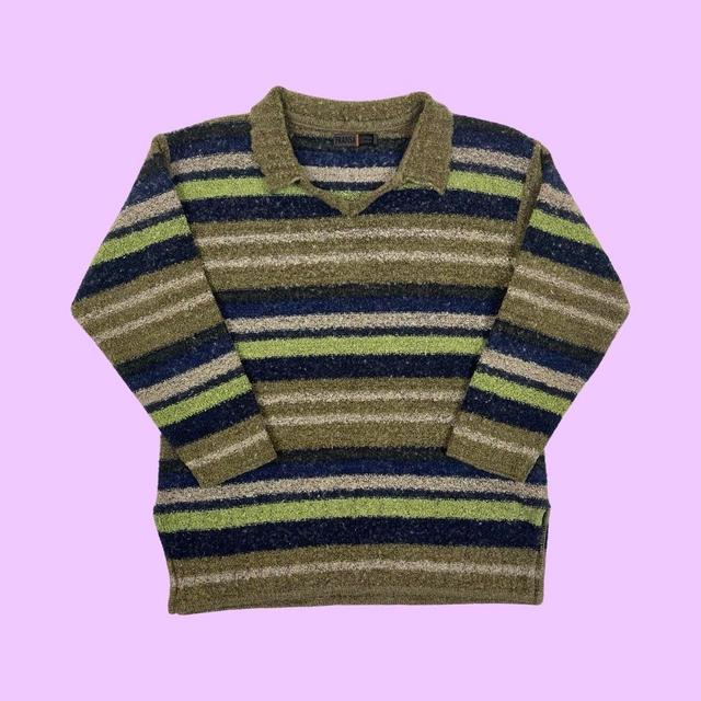 Vintage Women's Jumper - Blue - S on Productcaster.