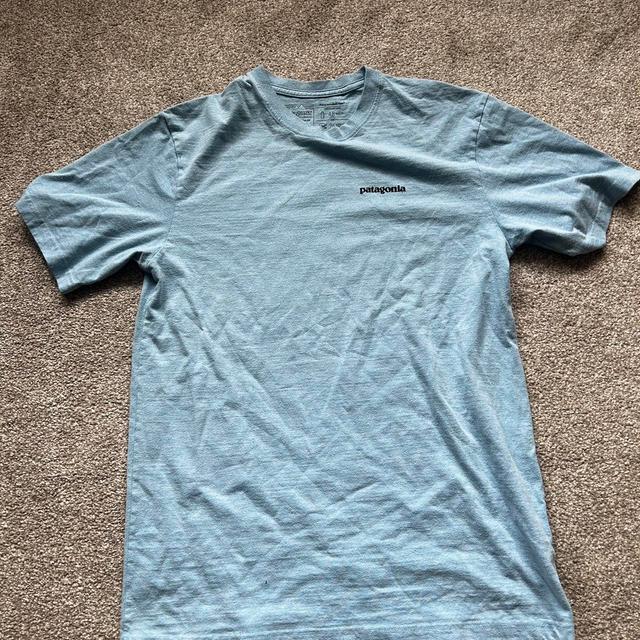 Patagonia Men's T-shirt - Blue - S on Productcaster.