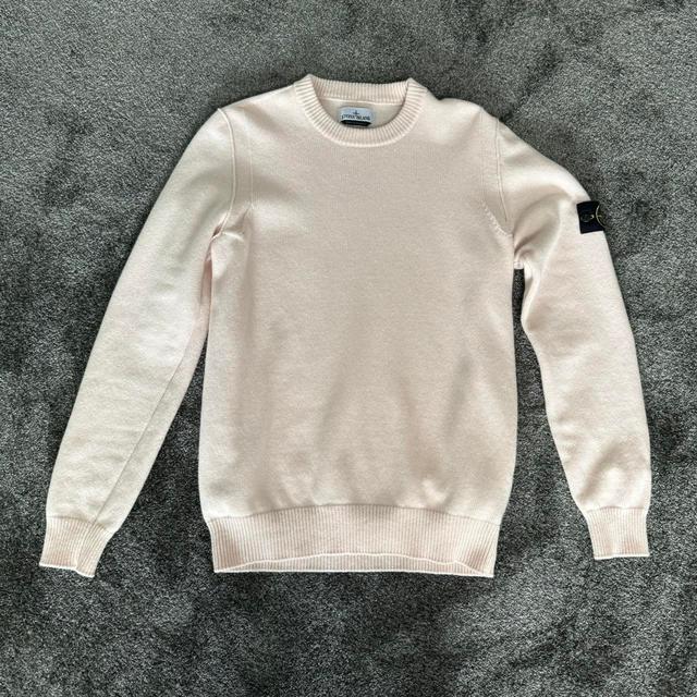 Stone Island Men's Jumper - Pink - L on Productcaster.