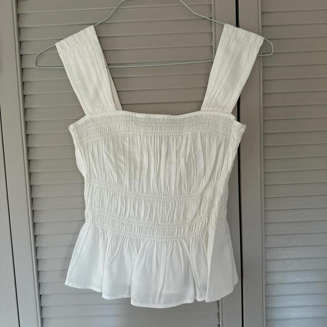 H&M Women's Blouse - White - XS on Productcaster.