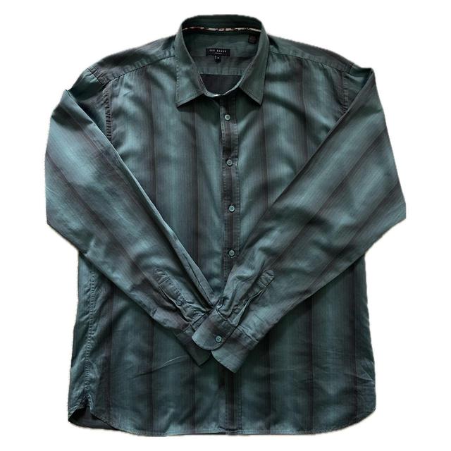 Ted Baker Men's Shirt - Green - XL on Productcaster.