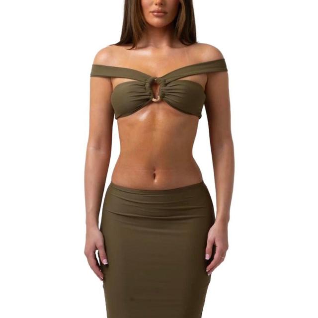 Women's Skirt - Khaki/Green - UK 6 on Productcaster.