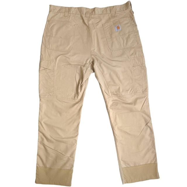 Carhartt Men's Straight leg Cargo Trousers - Cream - 40" on Productcaster.