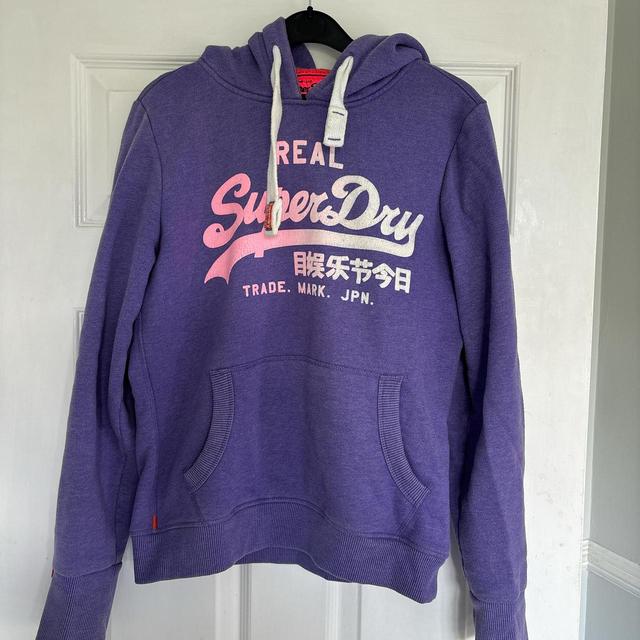 Superdry Women's Hoodie - Purple - M on Productcaster.