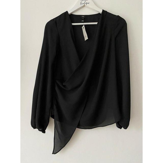 River Island Women's Blouse - Black - 6 on Productcaster.