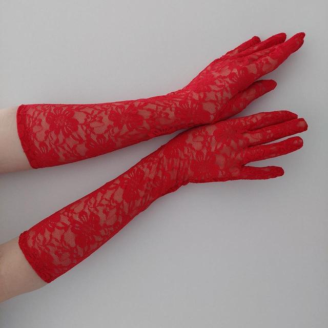 Women's Gloves - Red on Productcaster.