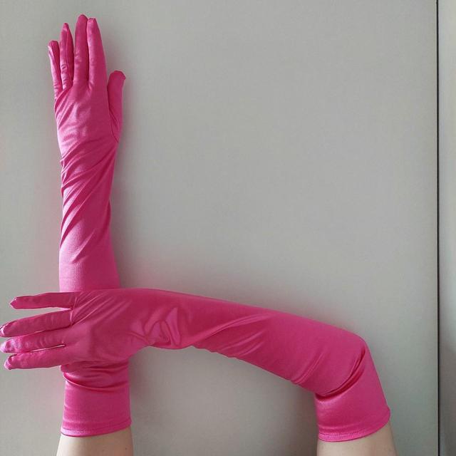 Women's Gloves - Pink on Productcaster.