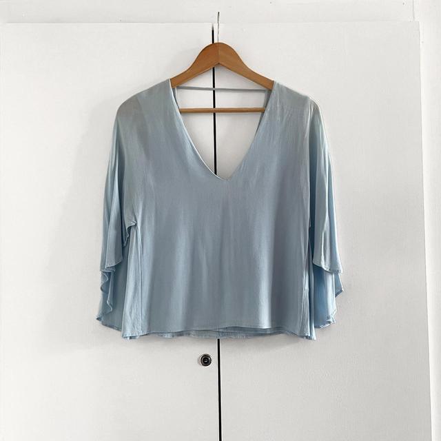 Zara Women's Blouse - Blue - XS on Productcaster.