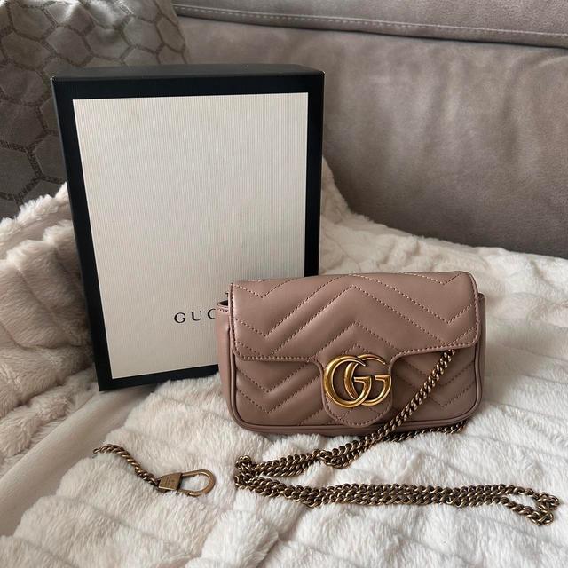 Gucci Women's Crossbody bags - Pink/Tan on Productcaster.