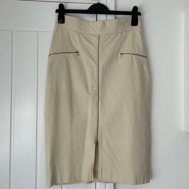 Women's Going out Skirt - Cream/Tan - UK 10 on Productcaster.