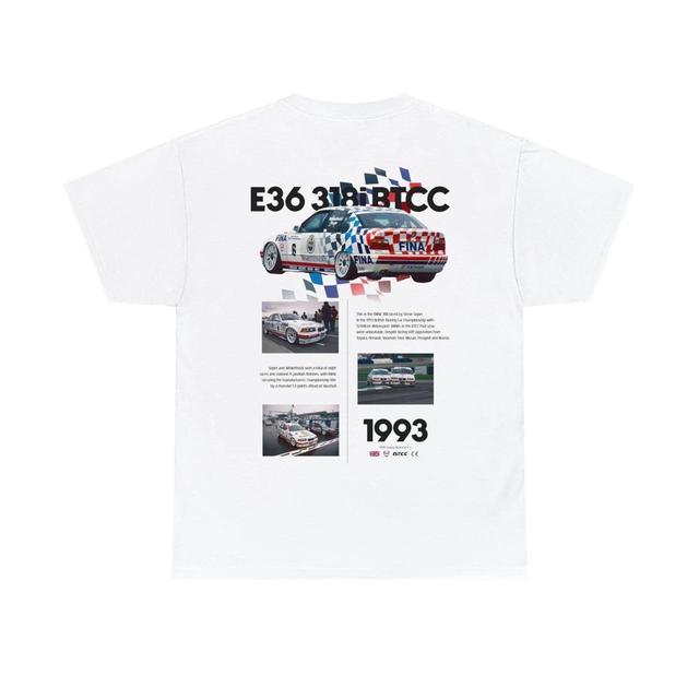 BMW Men's T-shirt - White - M on Productcaster.