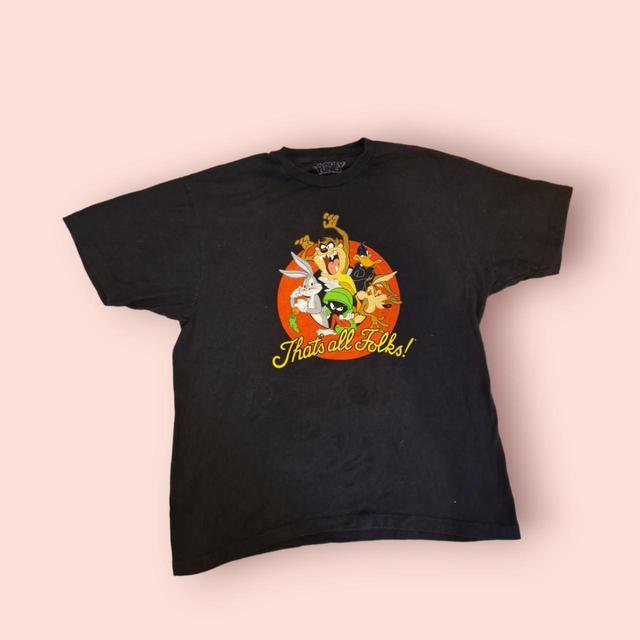 Looney Tunes Men's T-shirt - Black - L on Productcaster.