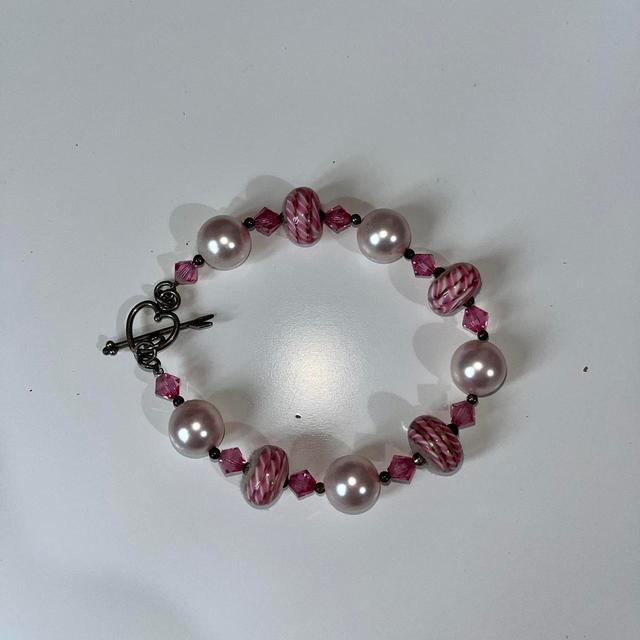 Women's Bracelet - Pink on Productcaster.