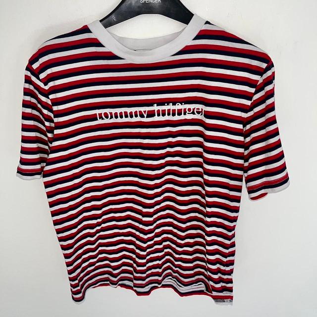 Tommy Hilfiger Women's T-shirt - Red - S on Productcaster.