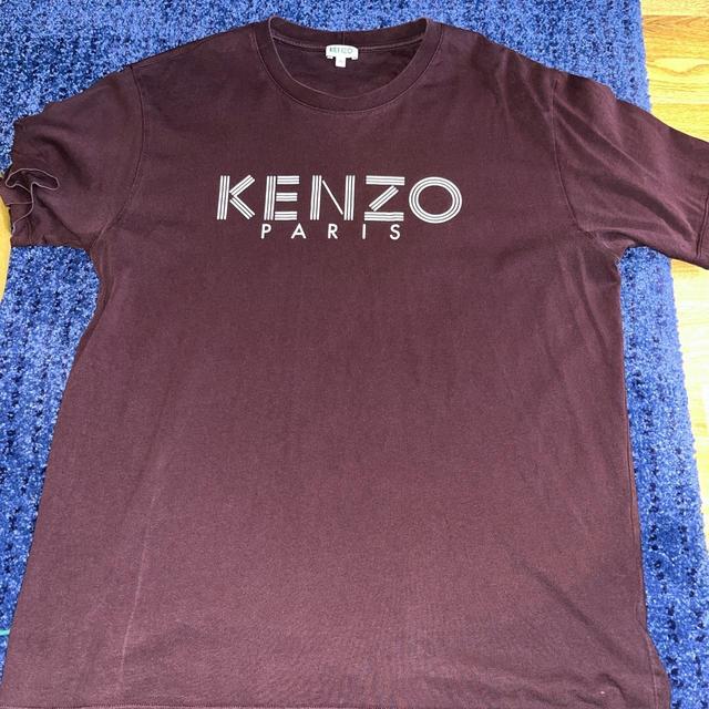 Kenzo Men's T-shirt - Burgundy - XL on Productcaster.