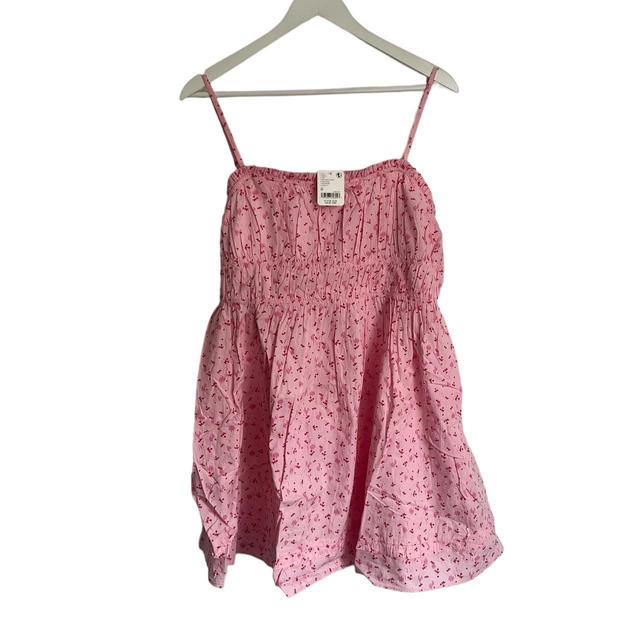 Free People Women's Dress - Pink - M on Productcaster.