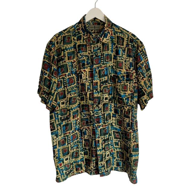 Vintage Men's Shirt - Multi/Blue - L on Productcaster.