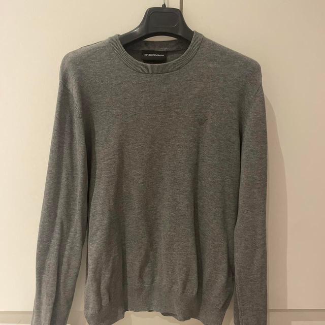 Emporio Armani Men's Sweatshirt - Grey - S on Productcaster.