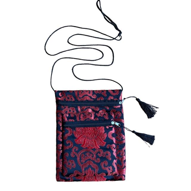 Vintage Women's Crossbody bags - Black/Red on Productcaster.