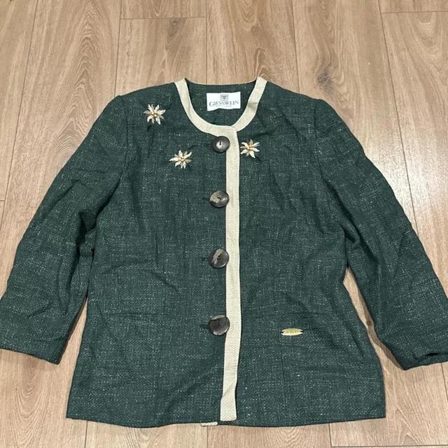 Women's Blazer Jacket - Green - UK 10 on Productcaster.