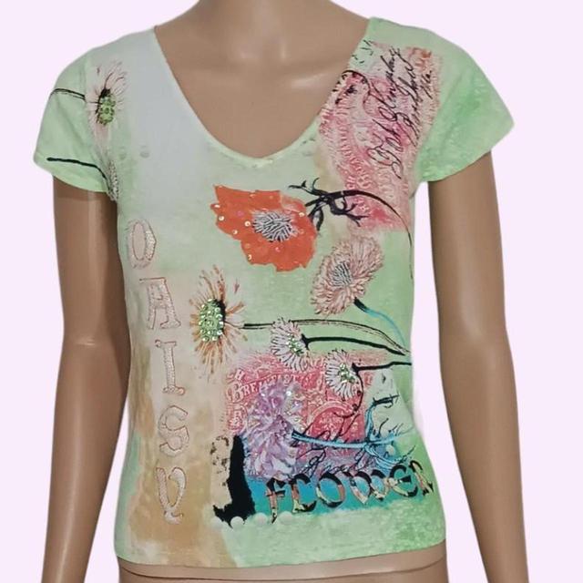 Vintage Women's T-shirt - Multi - 12 on Productcaster.