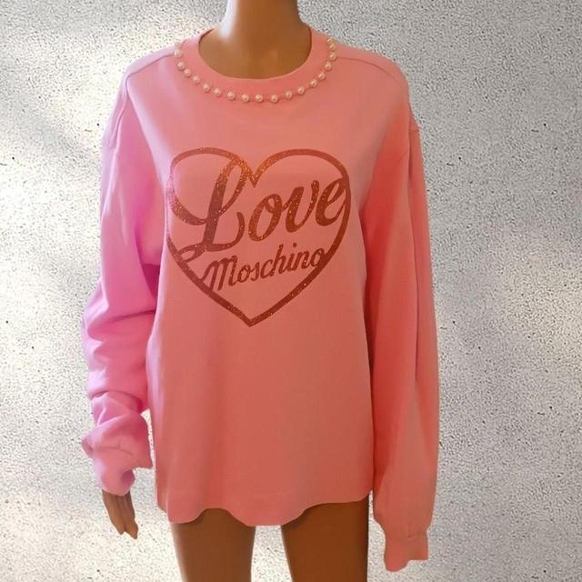 Moschino Women's Sweatshirt - Pink - 14 on Productcaster.