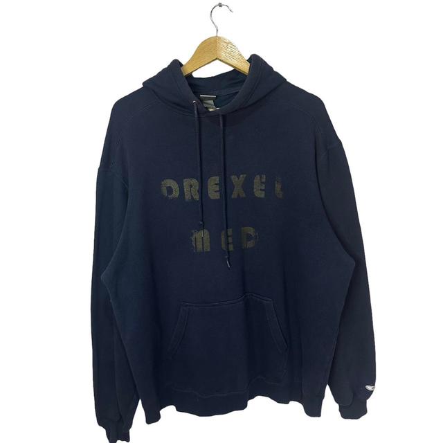 Champion Men's Hoodie - Navy - XL on Productcaster.