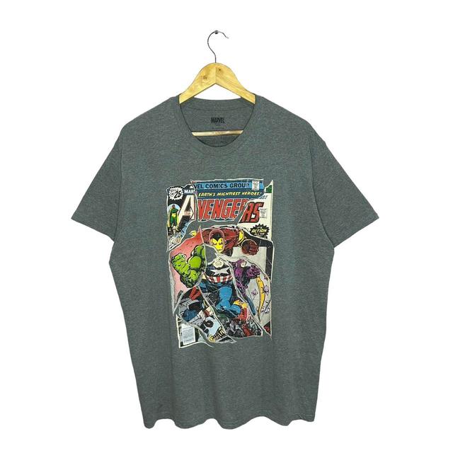 Marvel Men's T-shirt - Grey - XL on Productcaster.