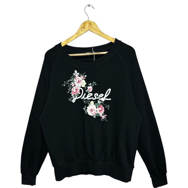 Diesel Women's Sweatshirt - Black/Multi - M on Productcaster.