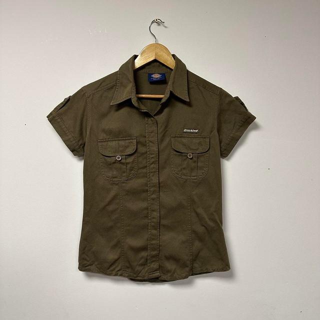 Dickies Women's Shirt - Khaki - M on Productcaster.