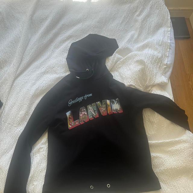 Lanvin Men's Hoodie - Black - M on Productcaster.