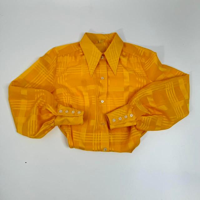 Vintage Women's Blouse - Yellow - 10 on Productcaster.