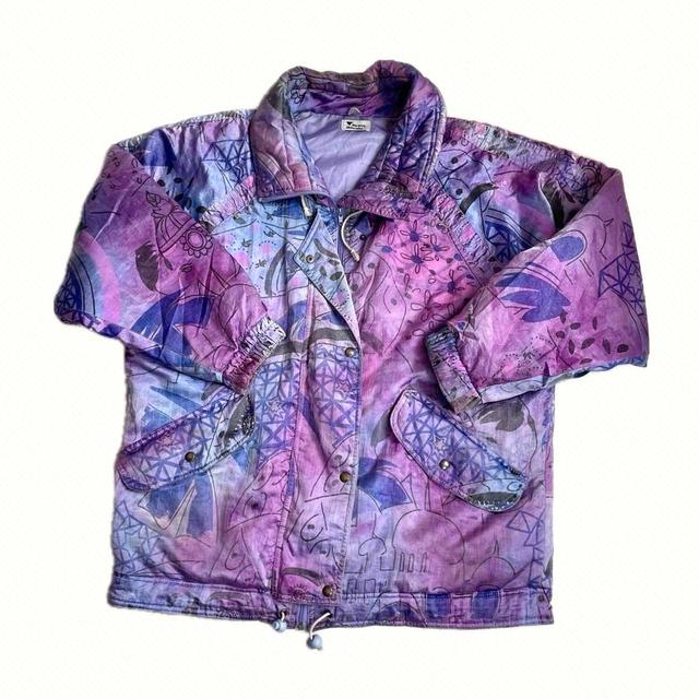 Vintage Women's Lightweight Jacket - Purple - L on Productcaster.