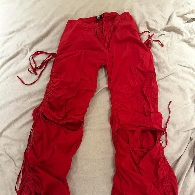 I.AM.GIA Women's Cargo Trousers - Red - UK 10 on Productcaster.