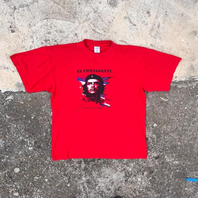 American Vintage Men's T-shirt - Red - L on Productcaster.