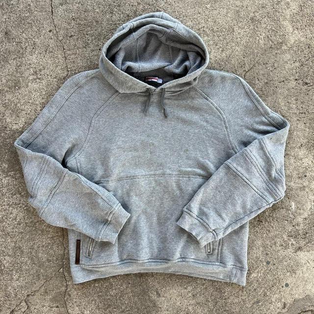 Prada Men's Hoodie - Grey - L on Productcaster.