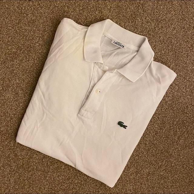 Lacoste Men's Polo shirt - White - S on Productcaster.