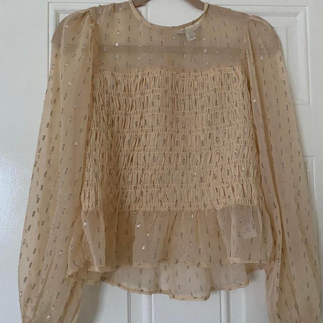 Topshop Women's Blouse - Cream - 8 on Productcaster.