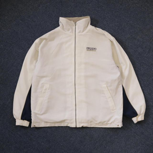 Kappa Men's Lightweight Jacket - White - M on Productcaster.