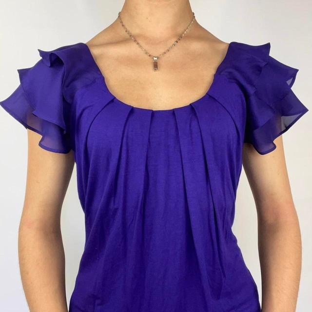 Coast Women's Blouse - Purple/Blue - 10 on Productcaster.