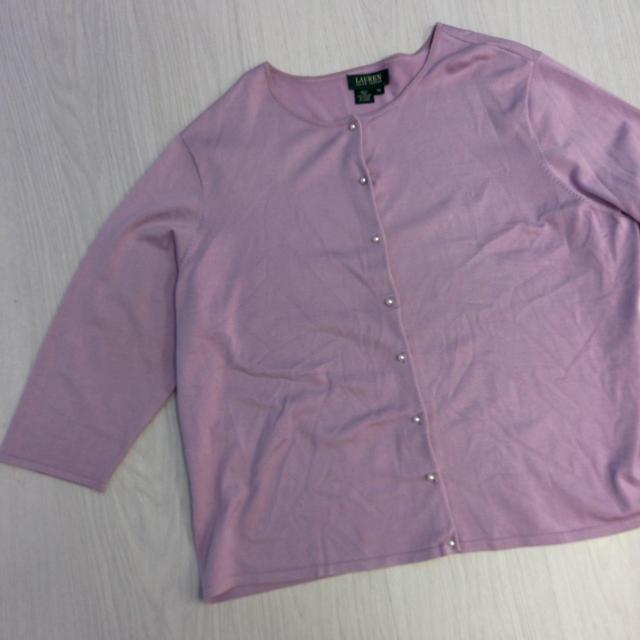 Ralph Lauren Women's Cardigan - Purple - 3XL on Productcaster.