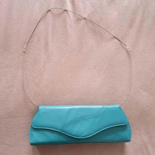 Vintage Women's Bag - Blue/Green on Productcaster.