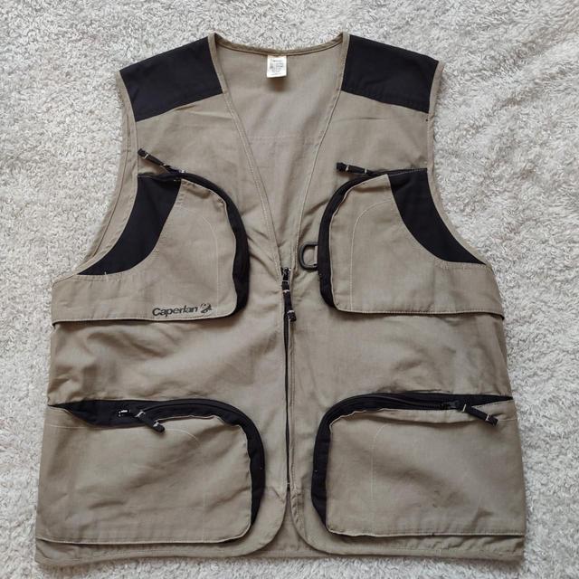 Men's Gilet - Black/Khaki - XL on Productcaster.